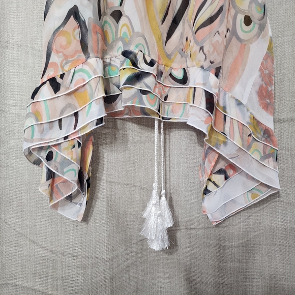 Lane Bryant Plus Size Chiffon Tunic Shirt Size 22/24 - Picture 8 of 8